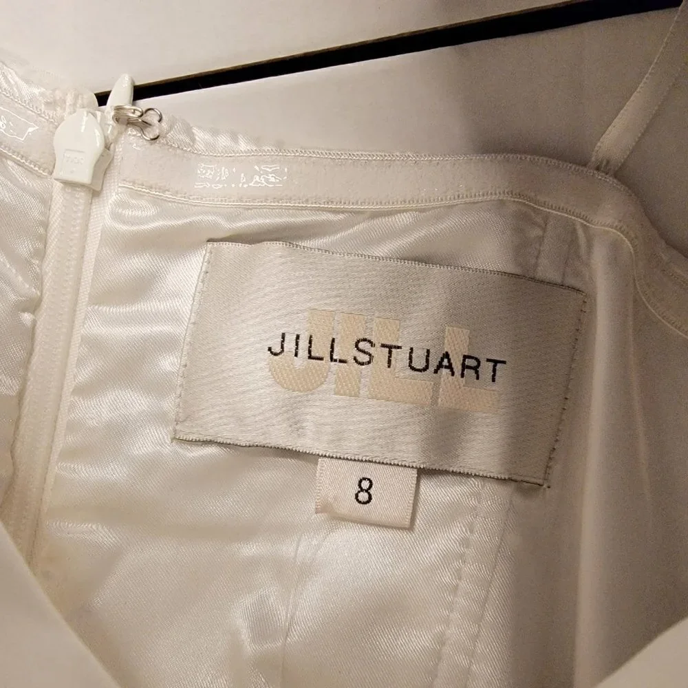 NWT Jill Stuart White Strapless Mini Cocktail Prom Sweet 16 Dress - Picture 14 of 15